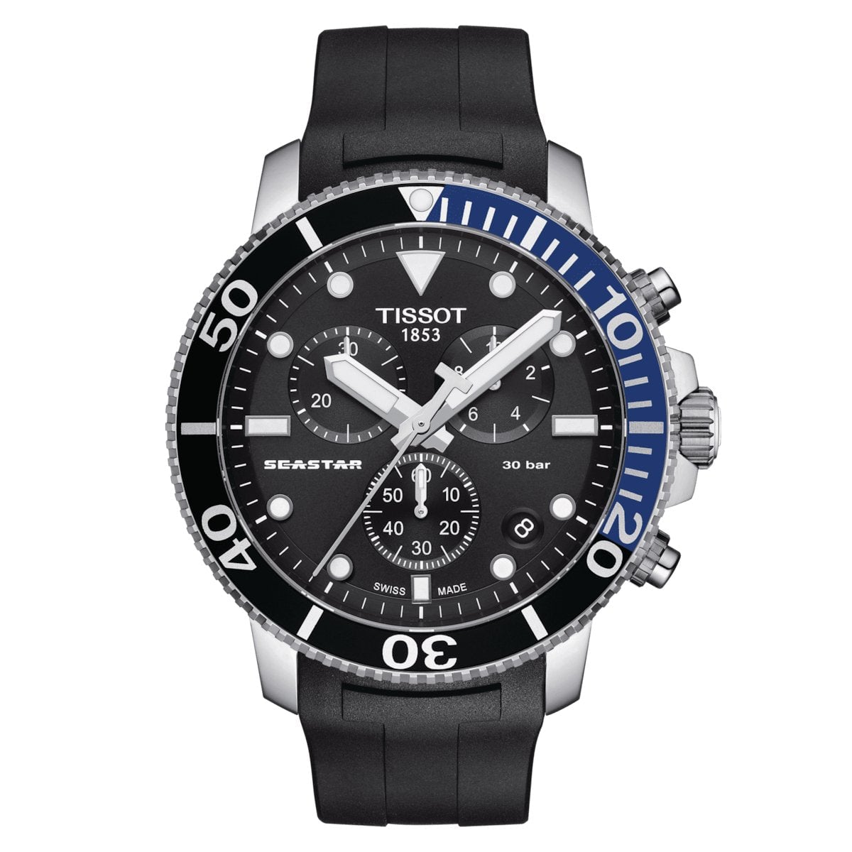 Tissot Seastar 1000 Chronograph Men's Black Watch - T1204171705102